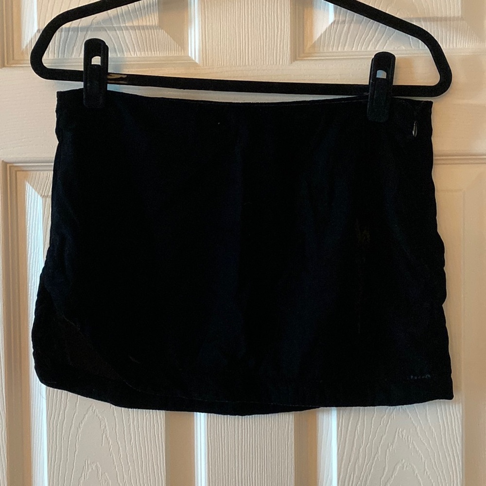 Free People Velvet Mini Skirt